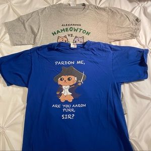 Hamilton Broadway Musical Tee Shirt Bundle